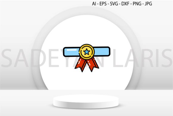 Download Graduation Icon Badge Svg - Premium Resources