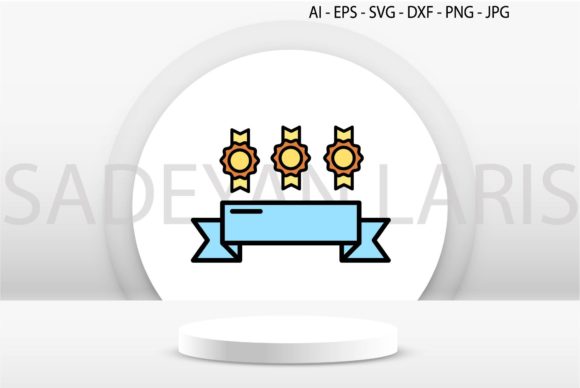 Download Graduation Icon Badge Ribbon  Svg - Premium Resources