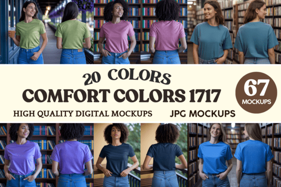 Download Front &amp; Back CC1717 Tshirt Mockup Bundle - Tshirt mockup bundle Collection