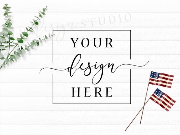 Download 4th of July Background Mockup Scene Flag - Mockup scene Collection