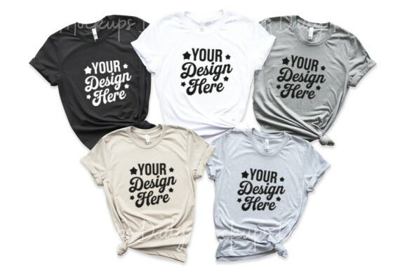 Download Bella Canvas Tshirt Mockup Bundle - Tshirt mockup bundle Collection